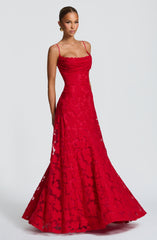 Francis Maxi Dress - Red