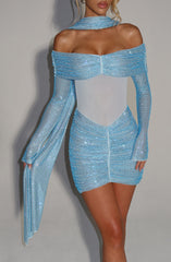 Tavia Scarf - Aqua