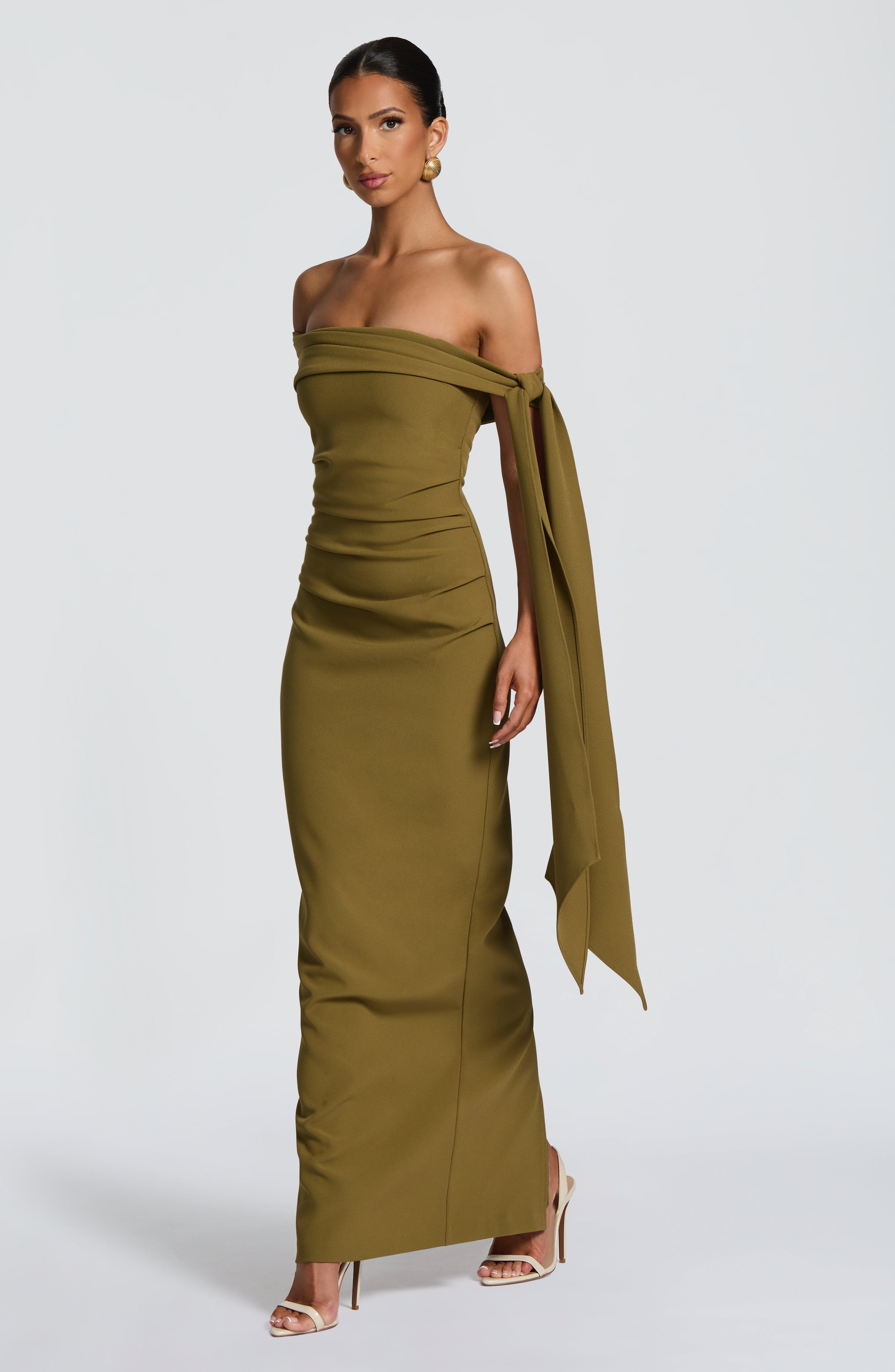 Addie Maxi Dress - Deep Olive