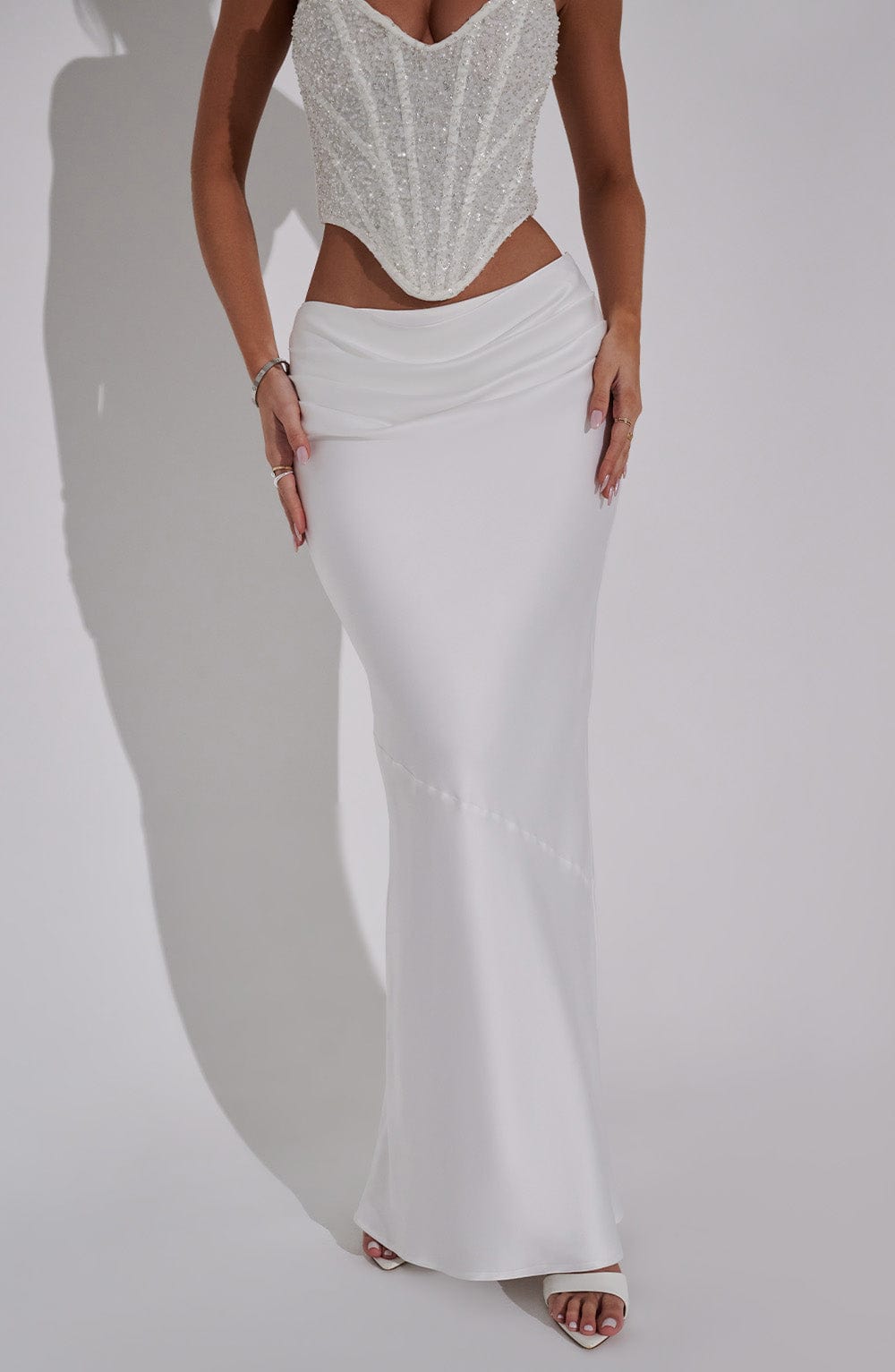 Bernadette Maxi Skirt - Ivory