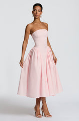 Darla Midi Dress - Blush
