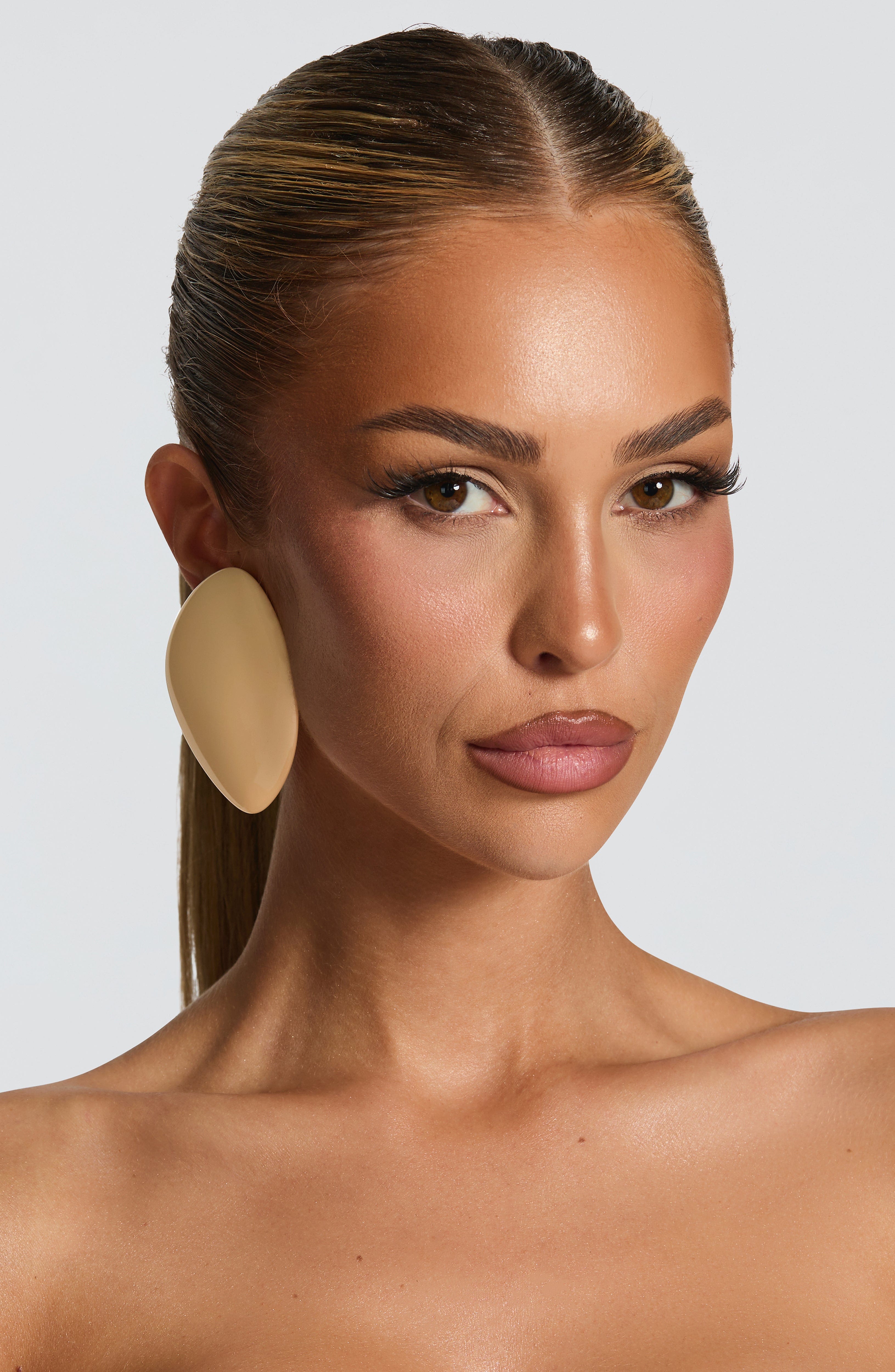 Elvera Earrings - Cream