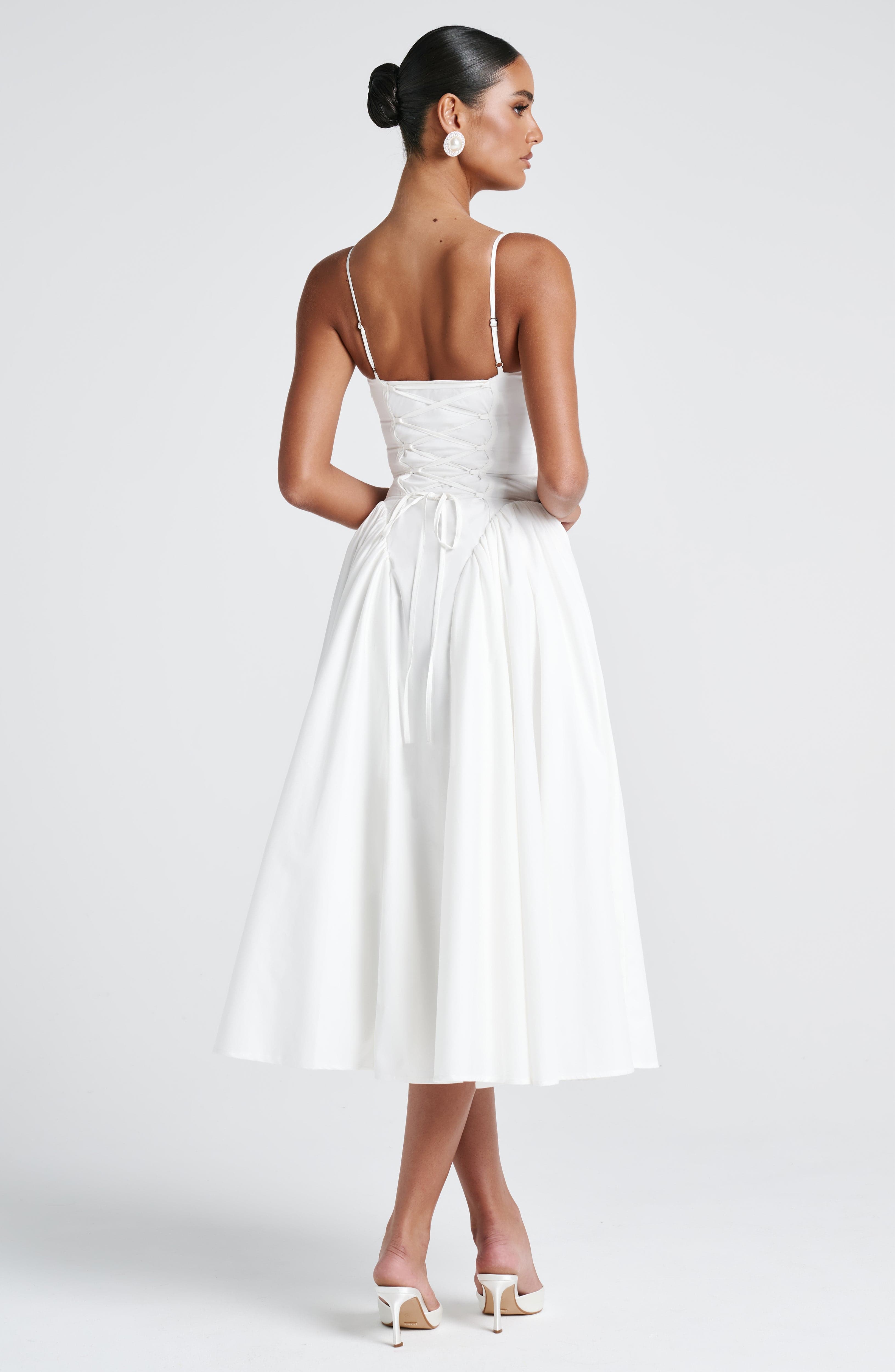 Emerson Midi Dress - Ivory