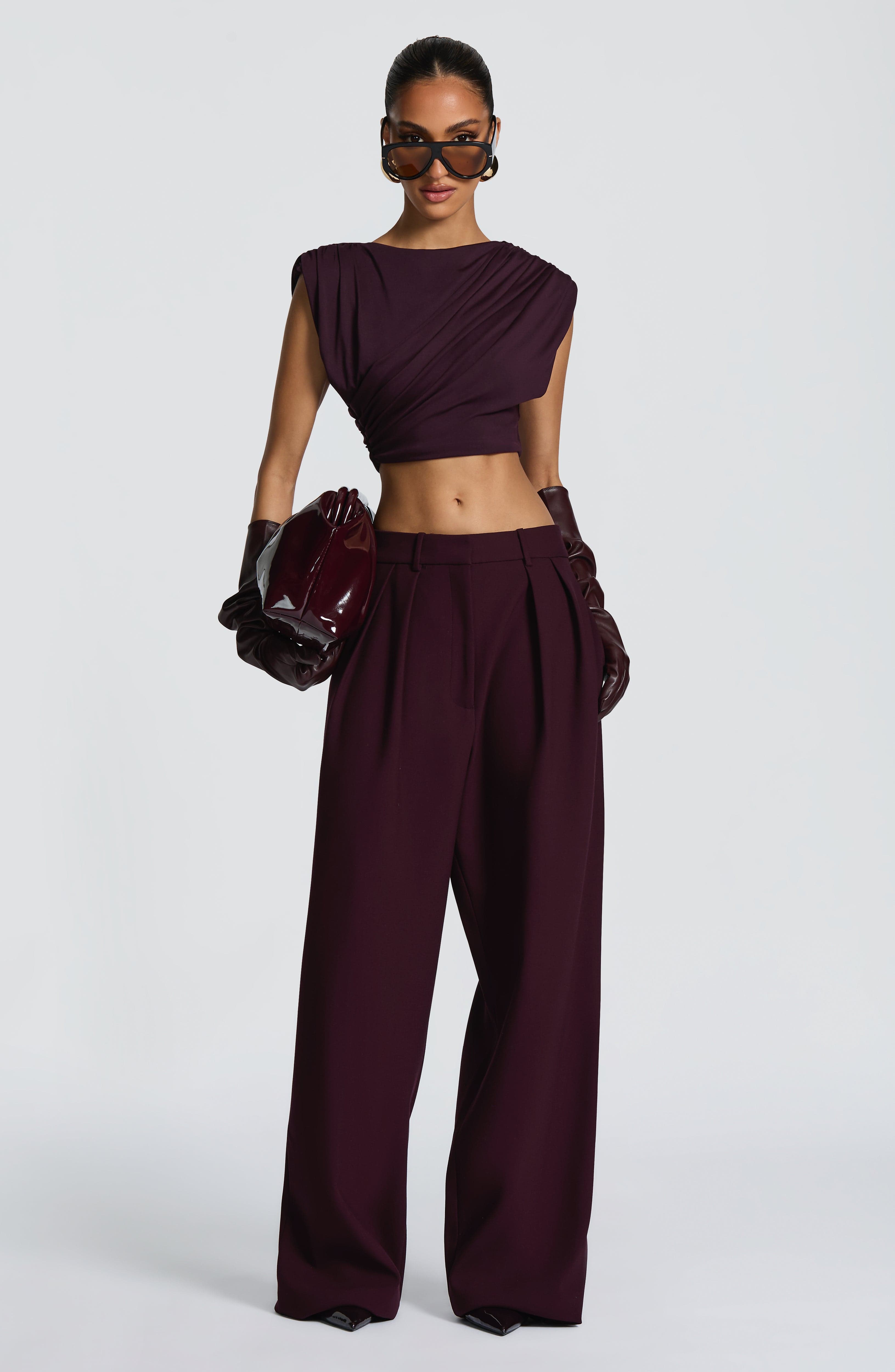 Kirsty Pants - Plum