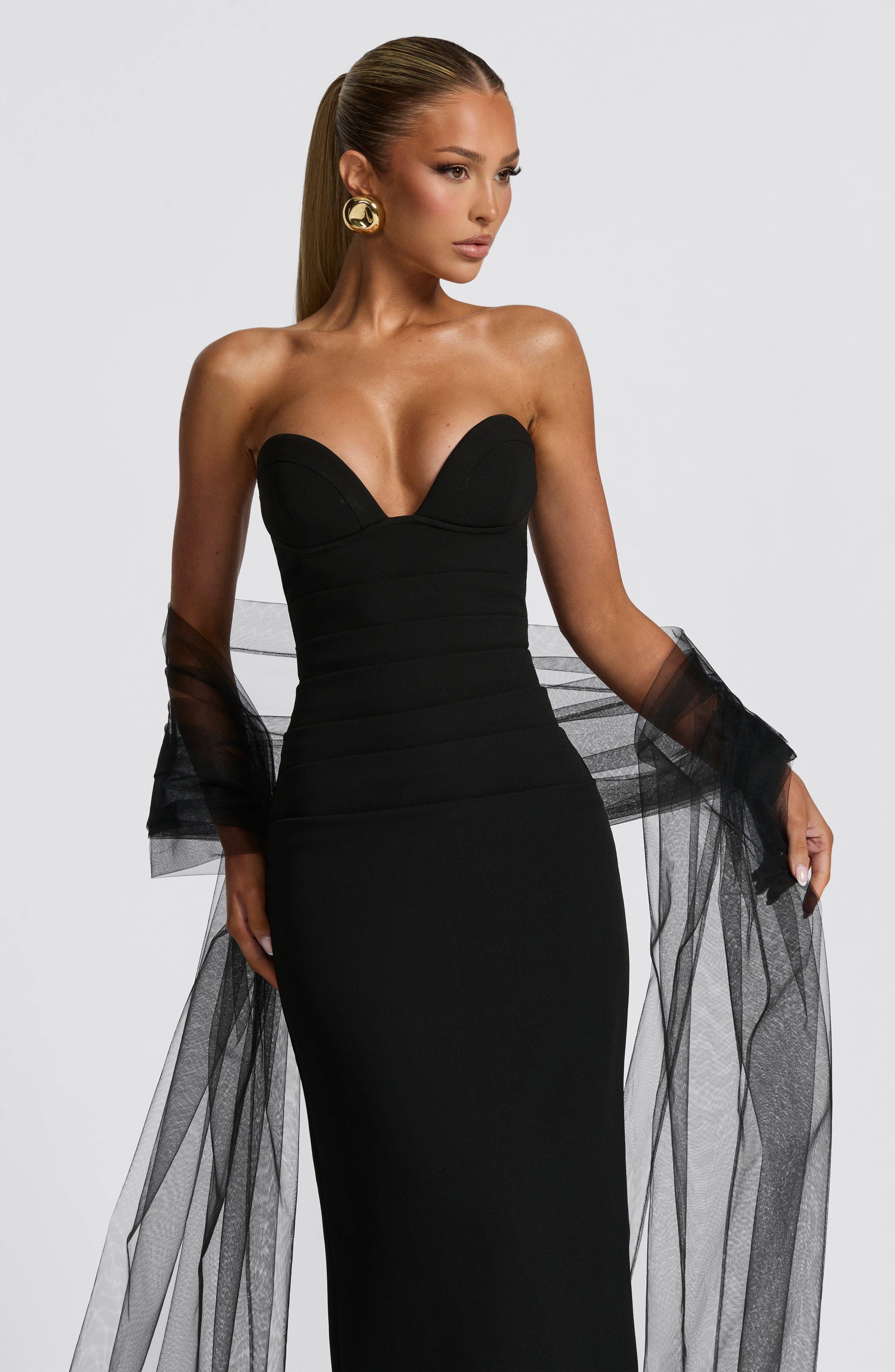 Lindsey Maxi Dress - Black