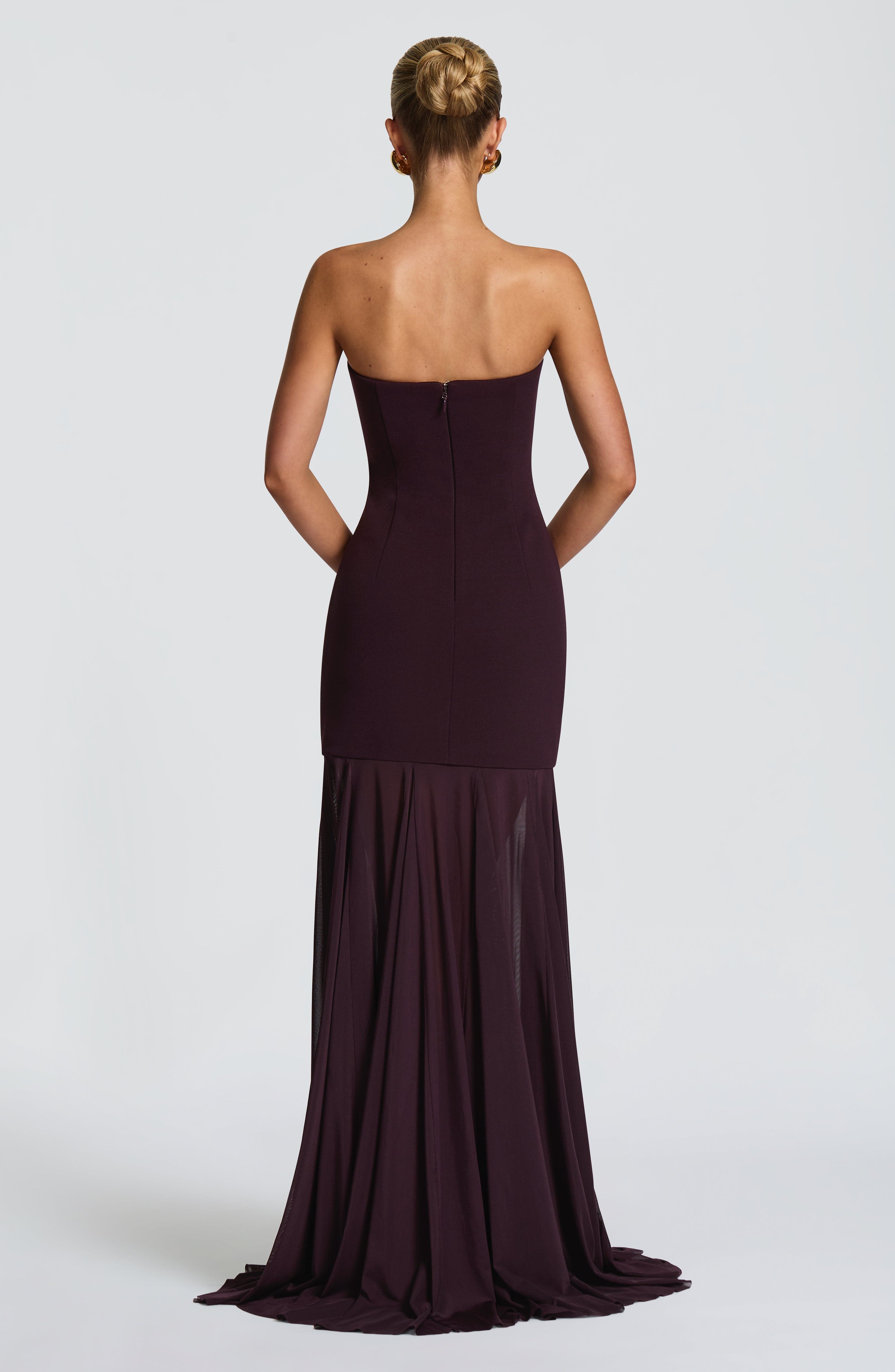 Merritt Gown - Plum