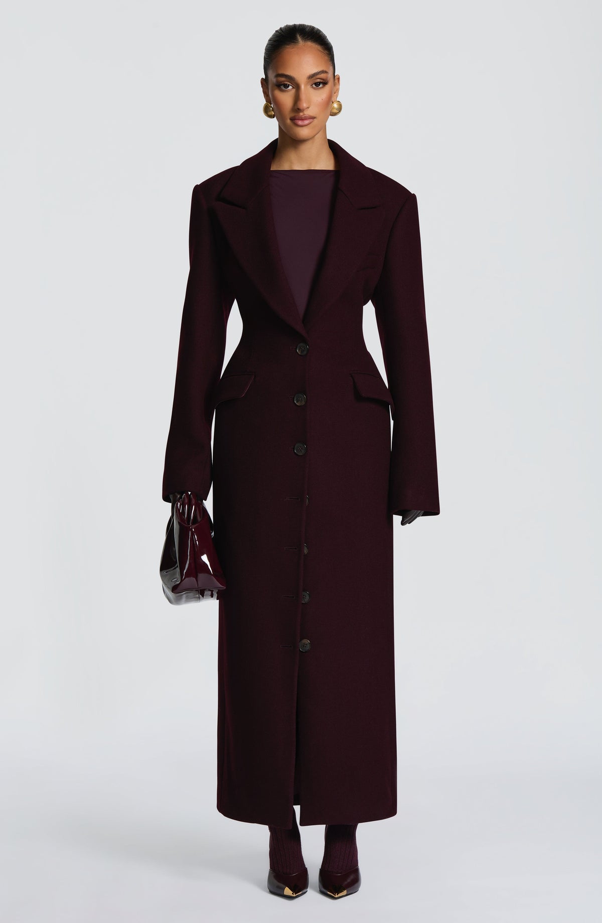 Ursula Coat - Plum